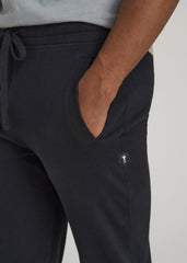 Wearever 2.0 French Terry Joggers for Tall Men in Black