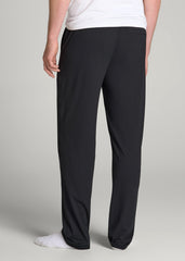 Weekender Stretch Lounge Pants for Tall Men in Black