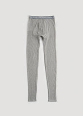 LJ&S Long Thermal Underwear for Tall Men in Grey Mix - Bottoms for Tall Men