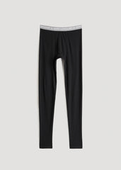 LJ&S Long Thermal Underwear for Tall Men in Black