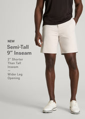 Traveler Chino Short 2.0 for Tall Men in Drywall Tan