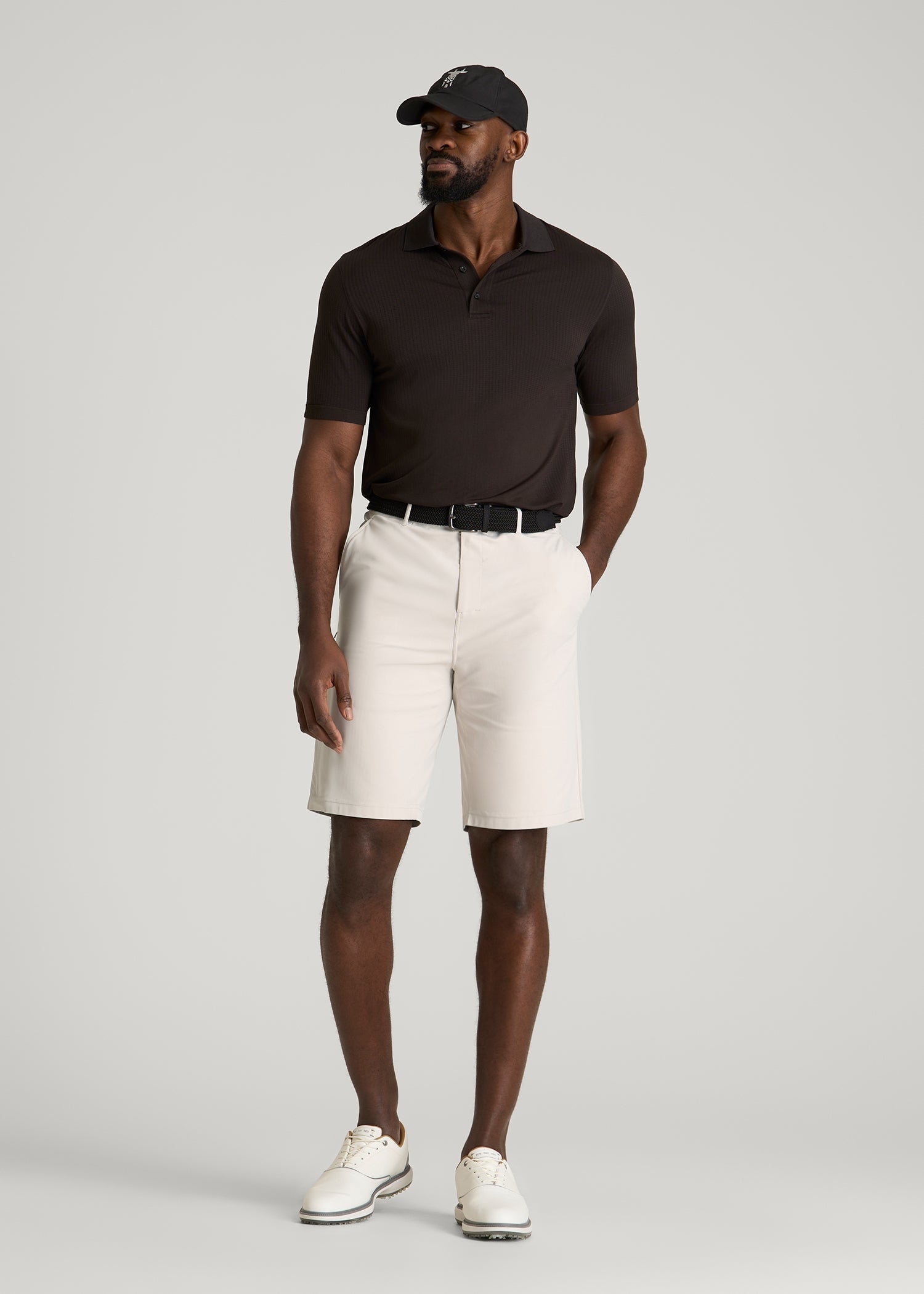 Traveler Chino Short 2.0 for Tall Men in Drywall Tan