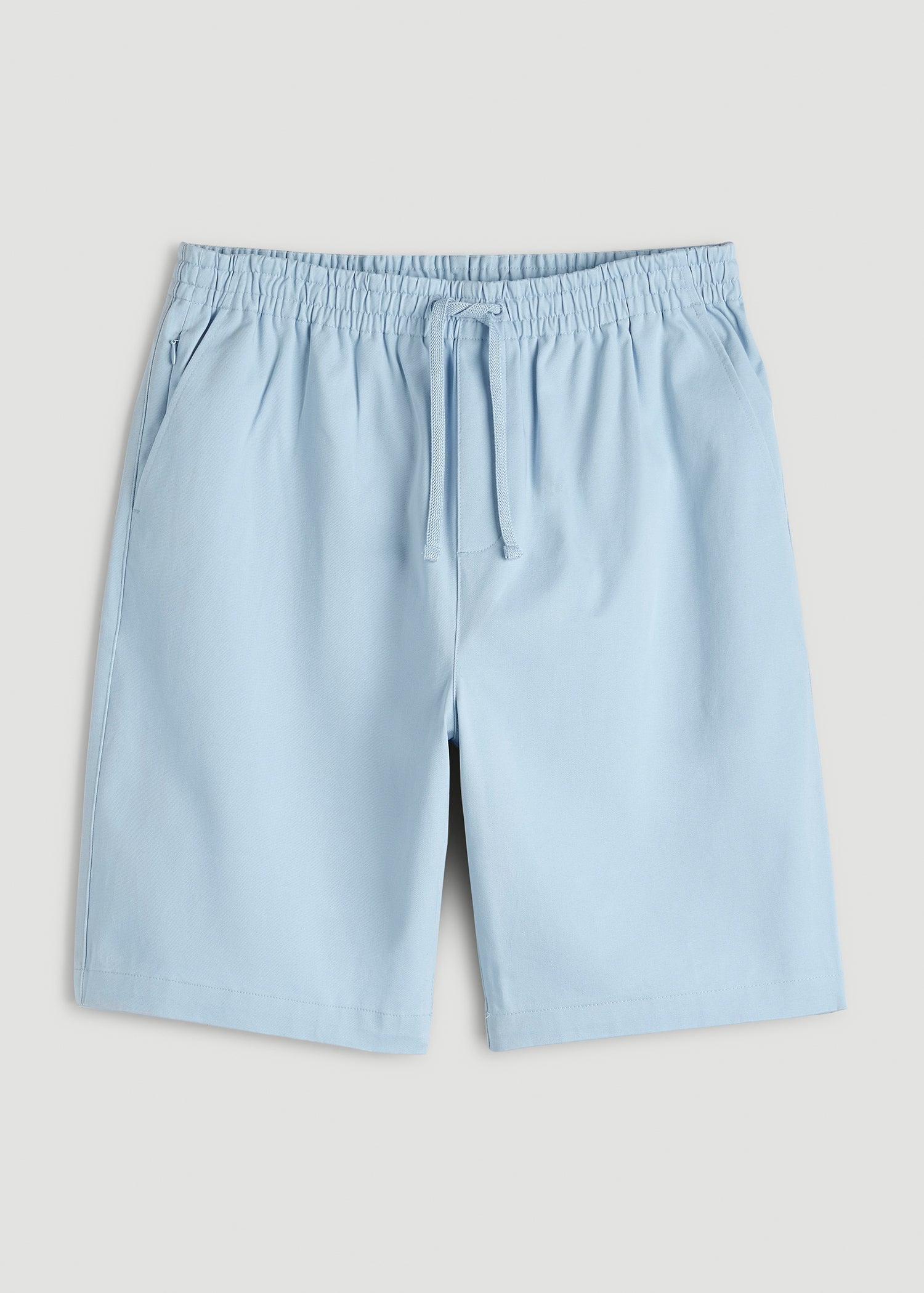 Stretch Commuter Pull-on Short for Tall Men in Ice Blue