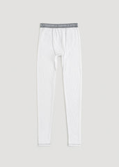 LJ&S Long Thermal Underwear for Tall Men in White