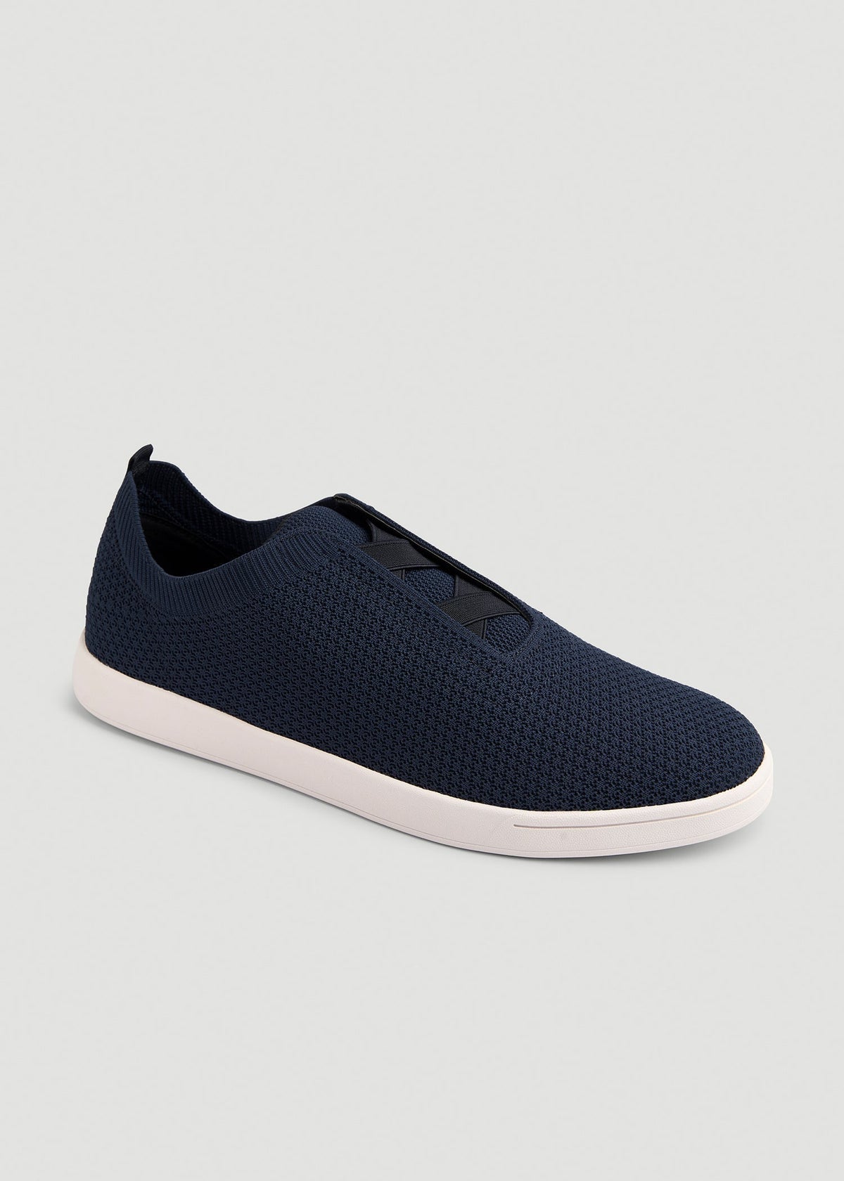 Lightweight Knit Sneakers for Tall Men in Navy