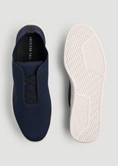 Lightweight Knit Sneakers for Tall Men in Navy