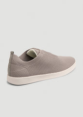 Lightweight Knit Sneakers for Tall Men in Moon Rock