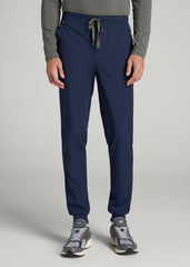 Scrub Joggers for Tall Men in Patriot Blue