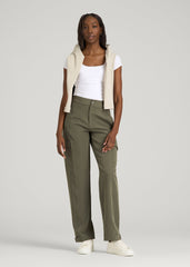 Traveler Cargo Pant for Tall Women in Olive