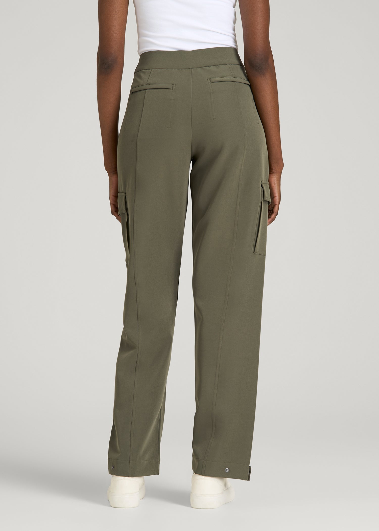 Traveler Cargo Pant for Tall Women in Olive