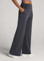 Soft Motion Wide Leg Ultra High Rise Pant for Tall Women in Charcoal Rinse