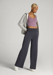 Soft Motion Wide Leg Ultra High Rise Pant for Tall Women in Charcoal Rinse