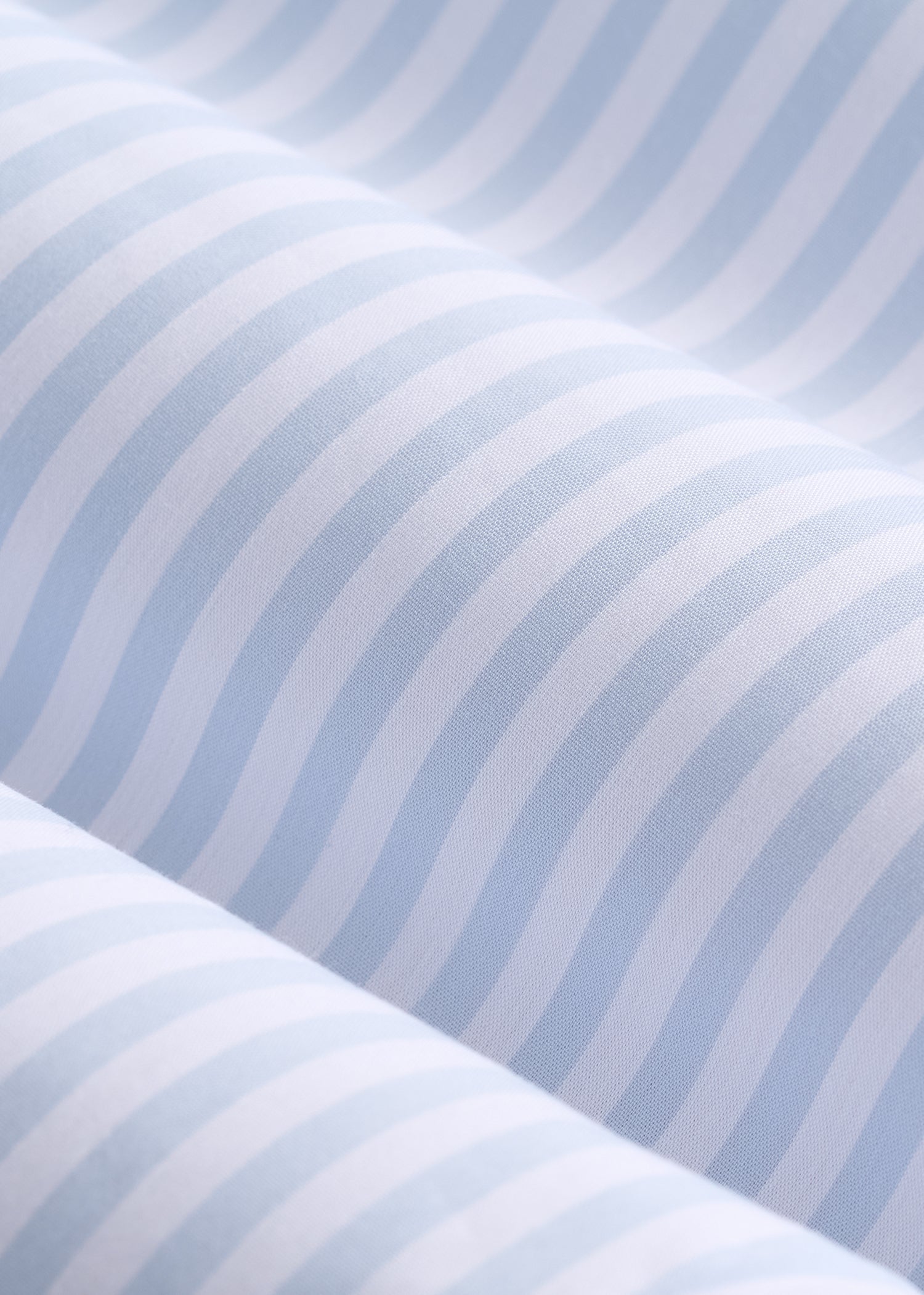 Slim Fit Button Up Shirt for Tall Women in Light Blue Stripe