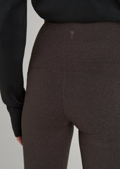 Ultra Soft High Rise Flare Yoga Pants for Tall Women in Espresso Mix