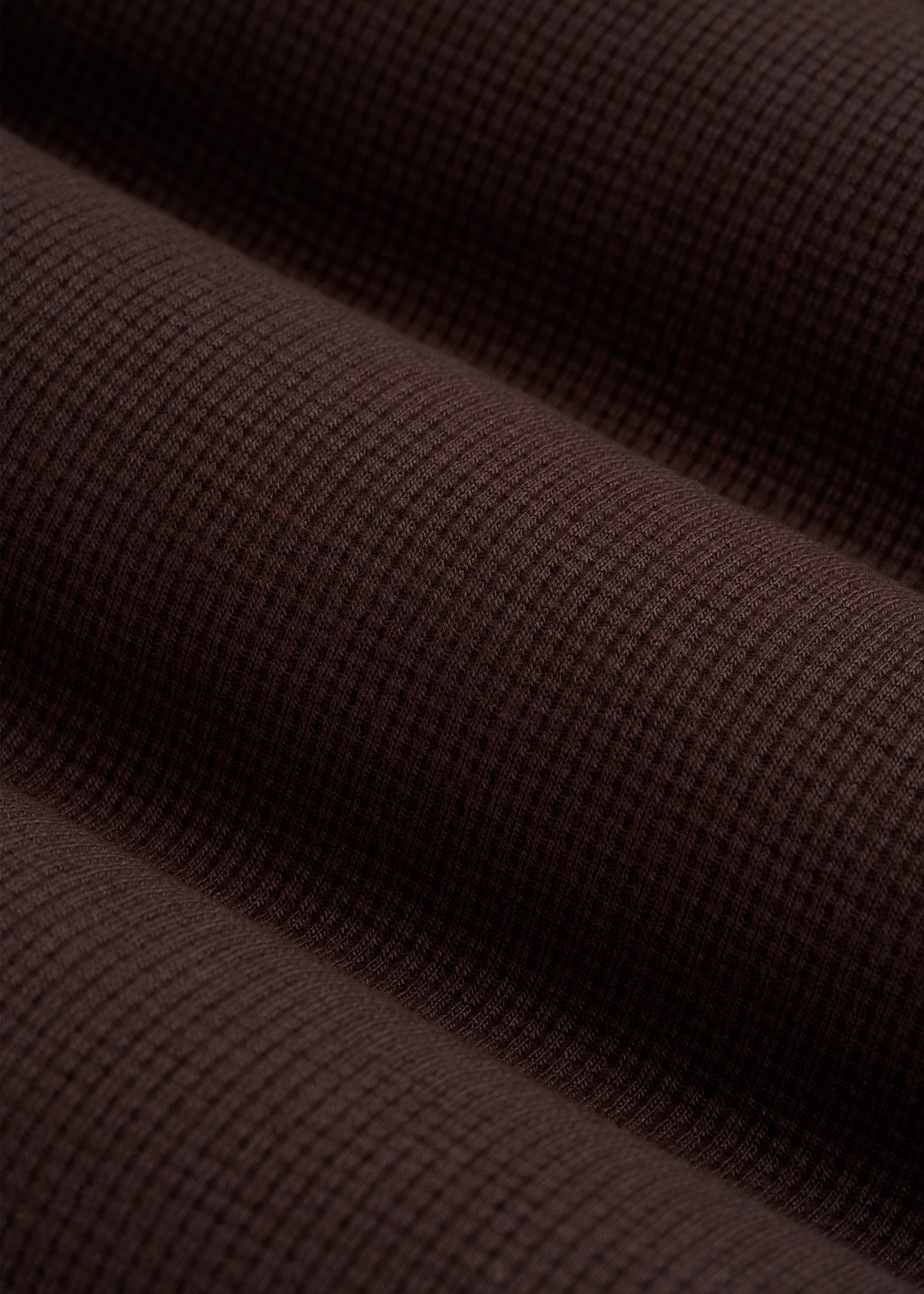 Open-Bottom Waffle Lounge Pants for Tall Women in Espresso