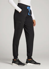 Scrub Joggers for Tall Women in Black