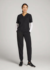 Scrub Joggers for Tall Women in Black