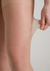 Ultra Sheer Pantyhose for Tall Women in Linen