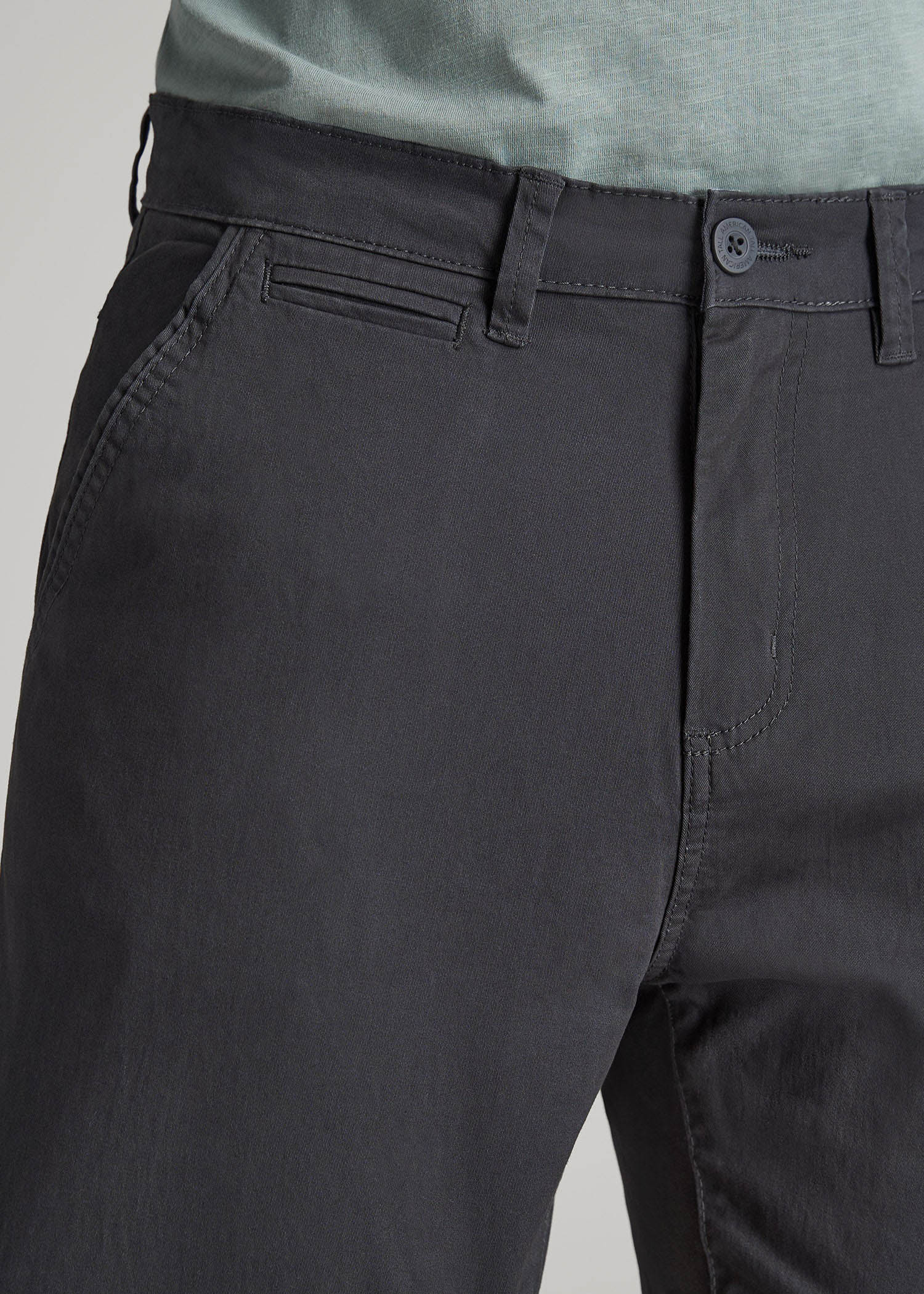 J1 STRAIGHT Leg Chinos for Tall Men in Iron Grey