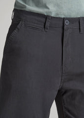 J1 STRAIGHT Leg Chinos for Tall Men in Iron Grey