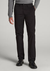 J1 STRAIGHT Leg Chinos for Tall Men in Black
