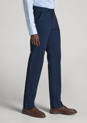 J1 STRAIGHT Leg Chinos for Tall Men in Marine Navy