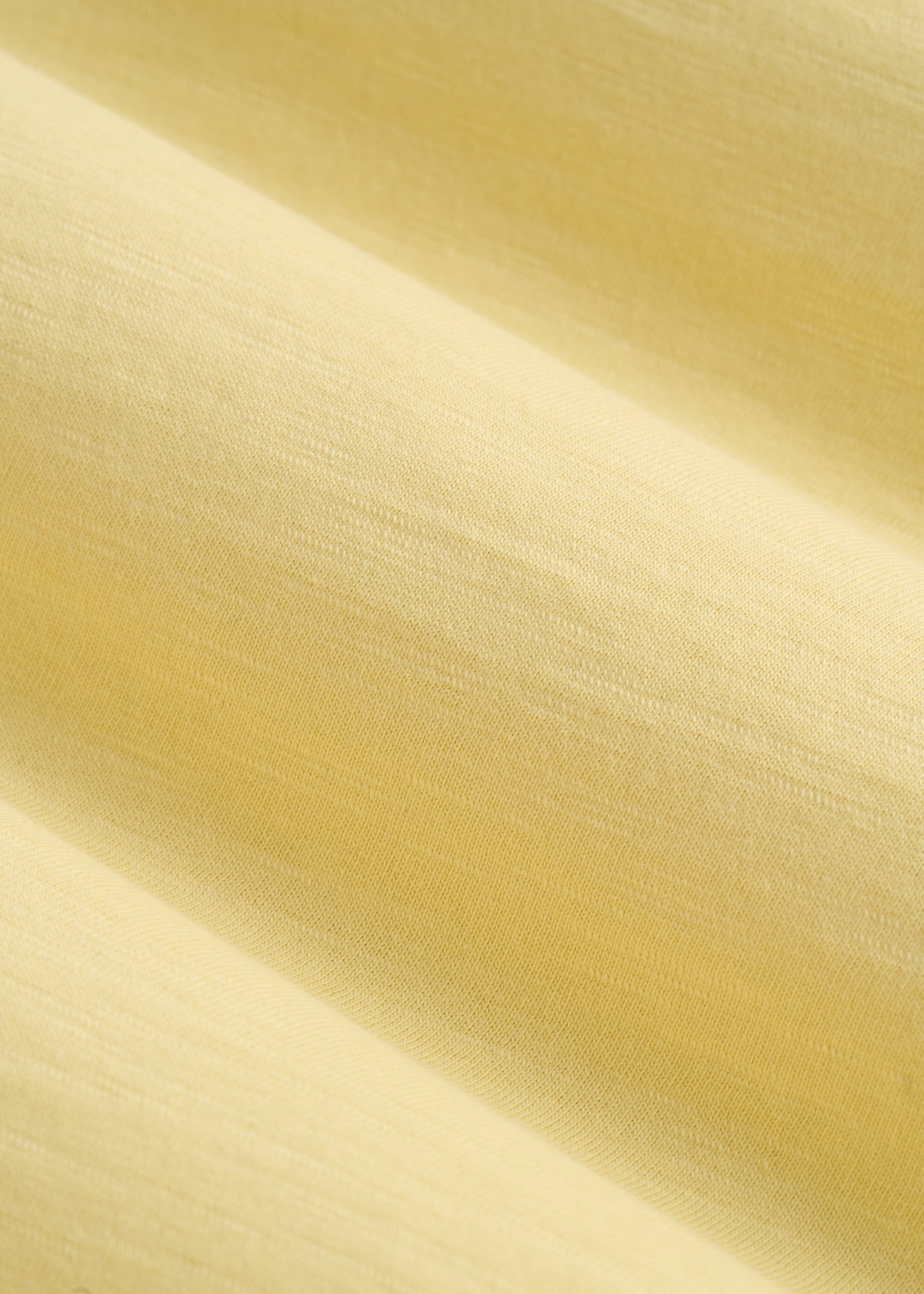 REGULAR-FIT Slub Tee for Tall Men in Lemon Drop