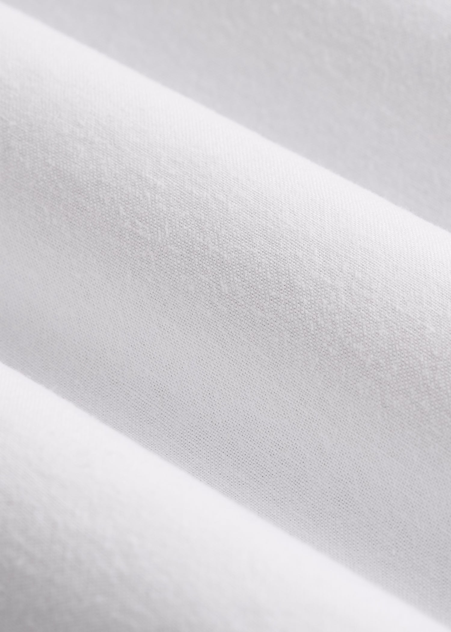 Washed Oxford Shirt for Tall Men in White