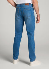 Milo RELAXED TAPERED FIT Jeans for Tall Men in Classic Mid Blue