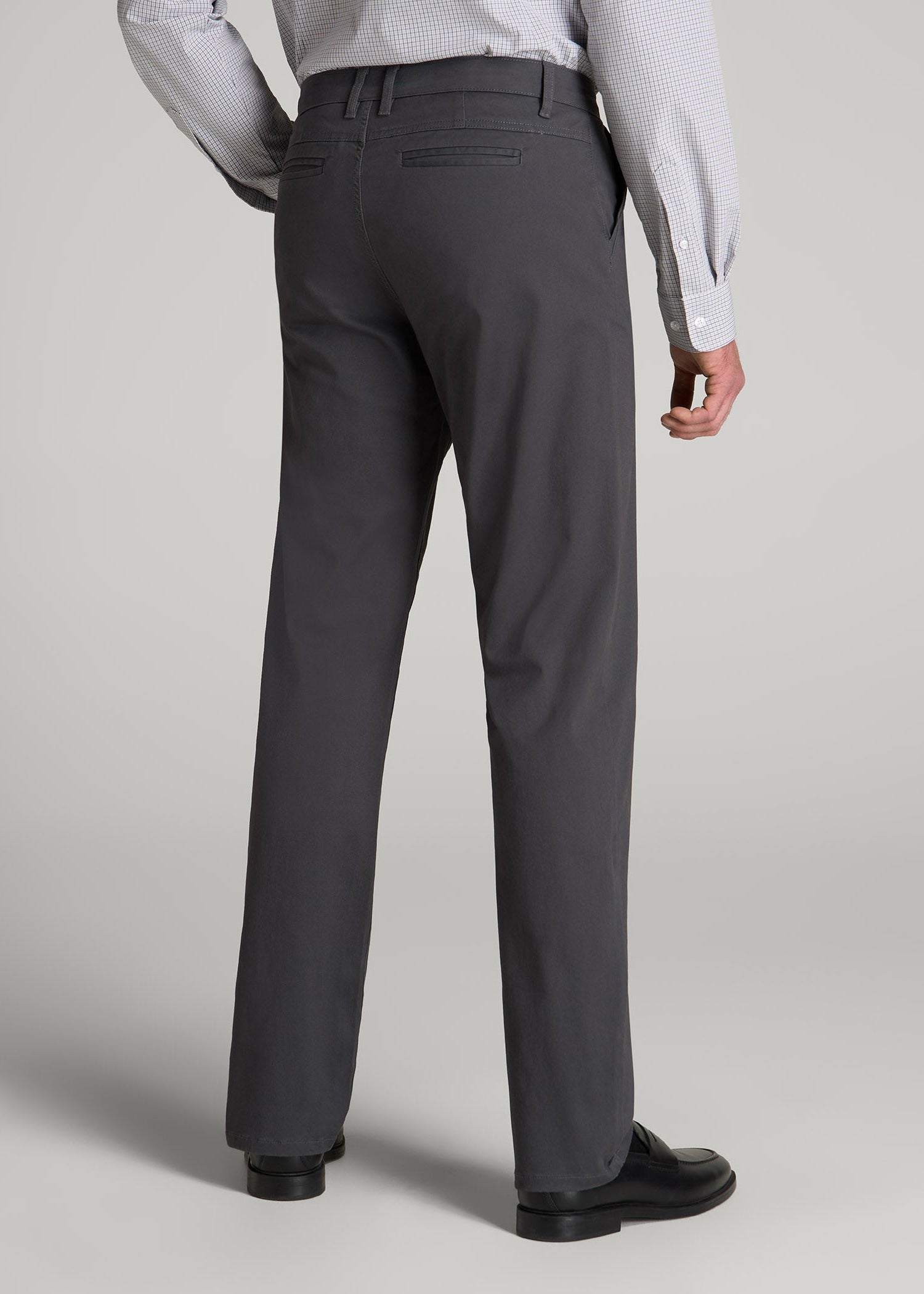 Mason RELAXED Chinos for Tall Men in Iron Grey