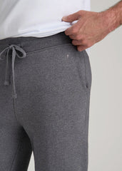 Wearever 2.0 Fleece Joggers for Tall Men in Charcoal Mix