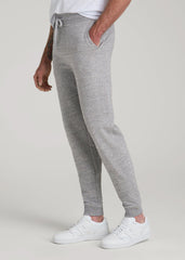 Wearever 2.0 Fleece Joggers for Tall Men in Heathered Grey