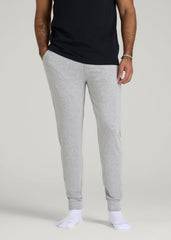 Sleep Joggers for Tall Men in Grey Mix