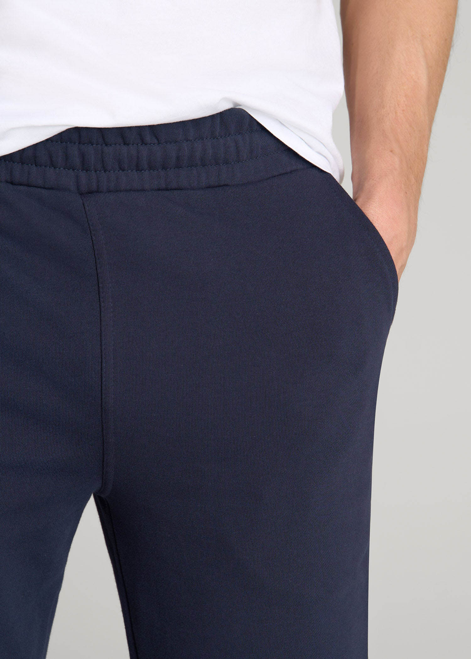 Wearever French Terry Sweatpants for Tall Men in Navy
