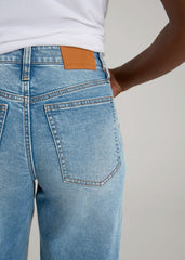 Luna High-Rise Wide-Leg Jeans for Tall Women in Heritage Faded