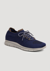 Knit Running Shoes for Tall Men in Navy