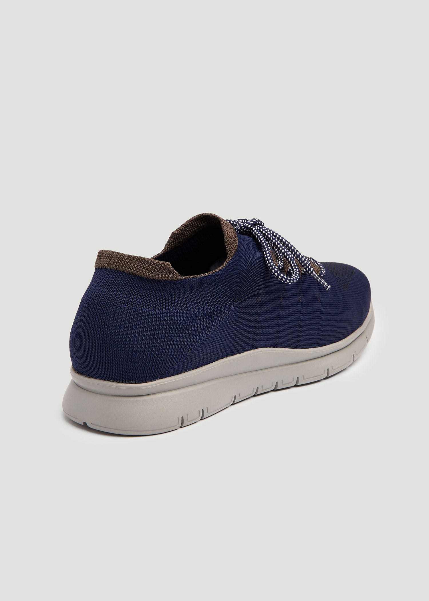 Knit Running Shoes for Tall Men in Navy