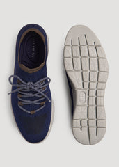 Knit Running Shoes for Tall Men in Navy