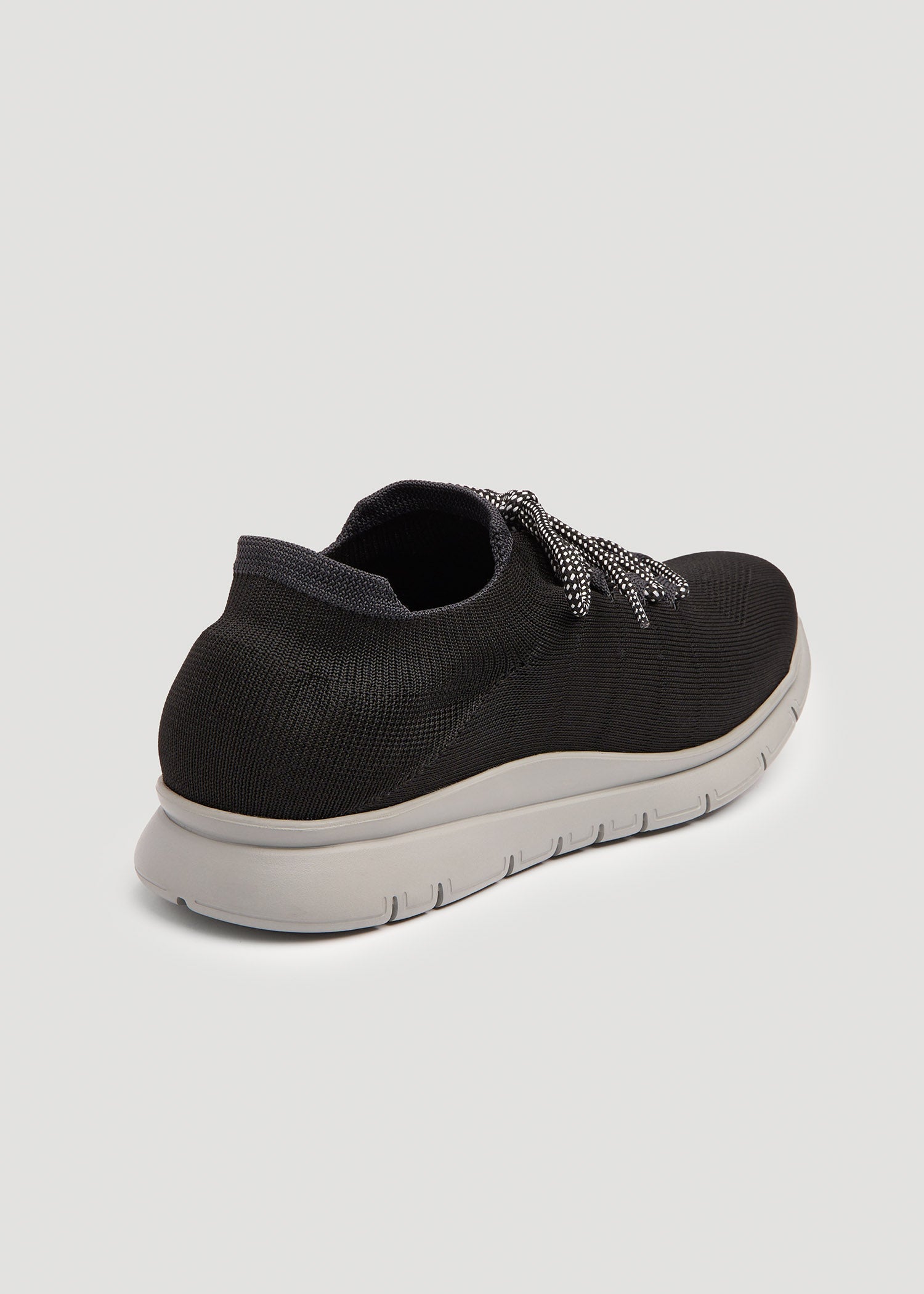 Knit Running Shoes for Tall Men in Black