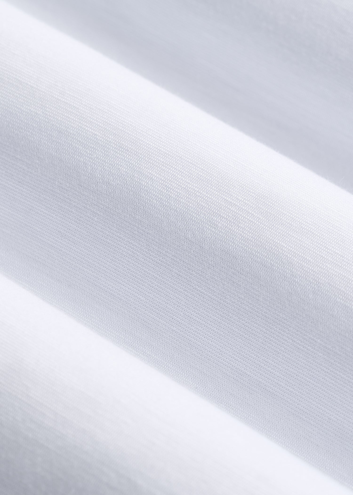 Slub Knit Button-Up Shirt for Tall Women in Bright White