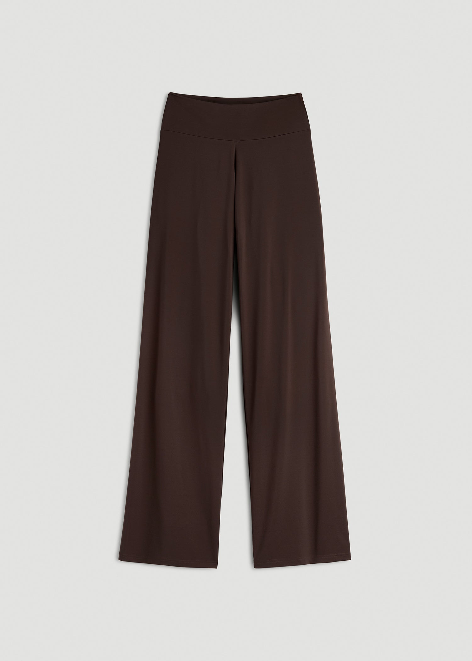 Pull-On Breezy Wide Leg Pants for Tall Women in Espresso