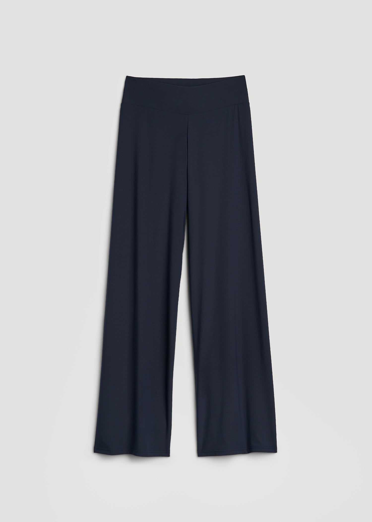 Pull-On Breezy Wide Leg Pants for Tall Women in Navy