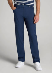 J1 STRAIGHT Leg Five-Pocket Pants for Tall Men in Marine Navy