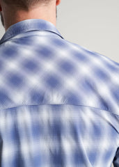 Ultra Lightweight Snap-Front Shirt for Tall Men in Open Sky