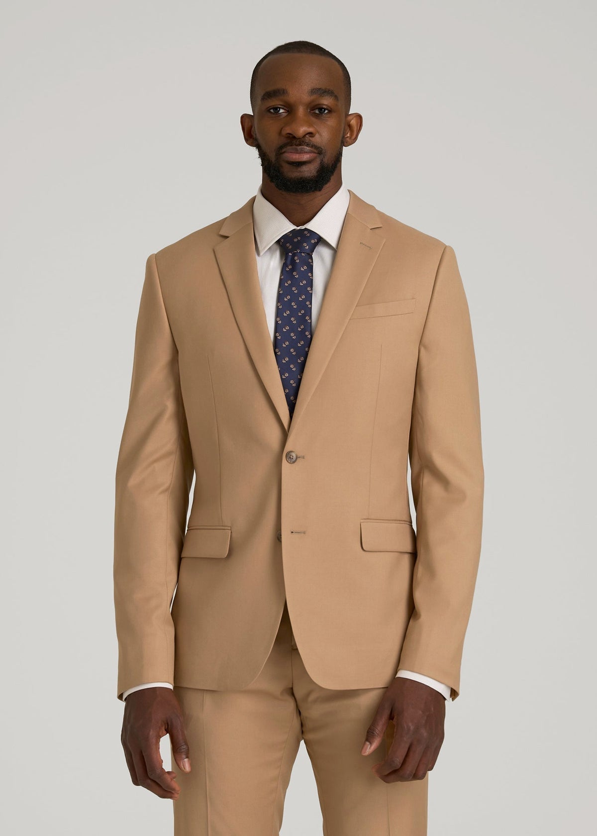 Suit Jacket for Tall Men in Tannin