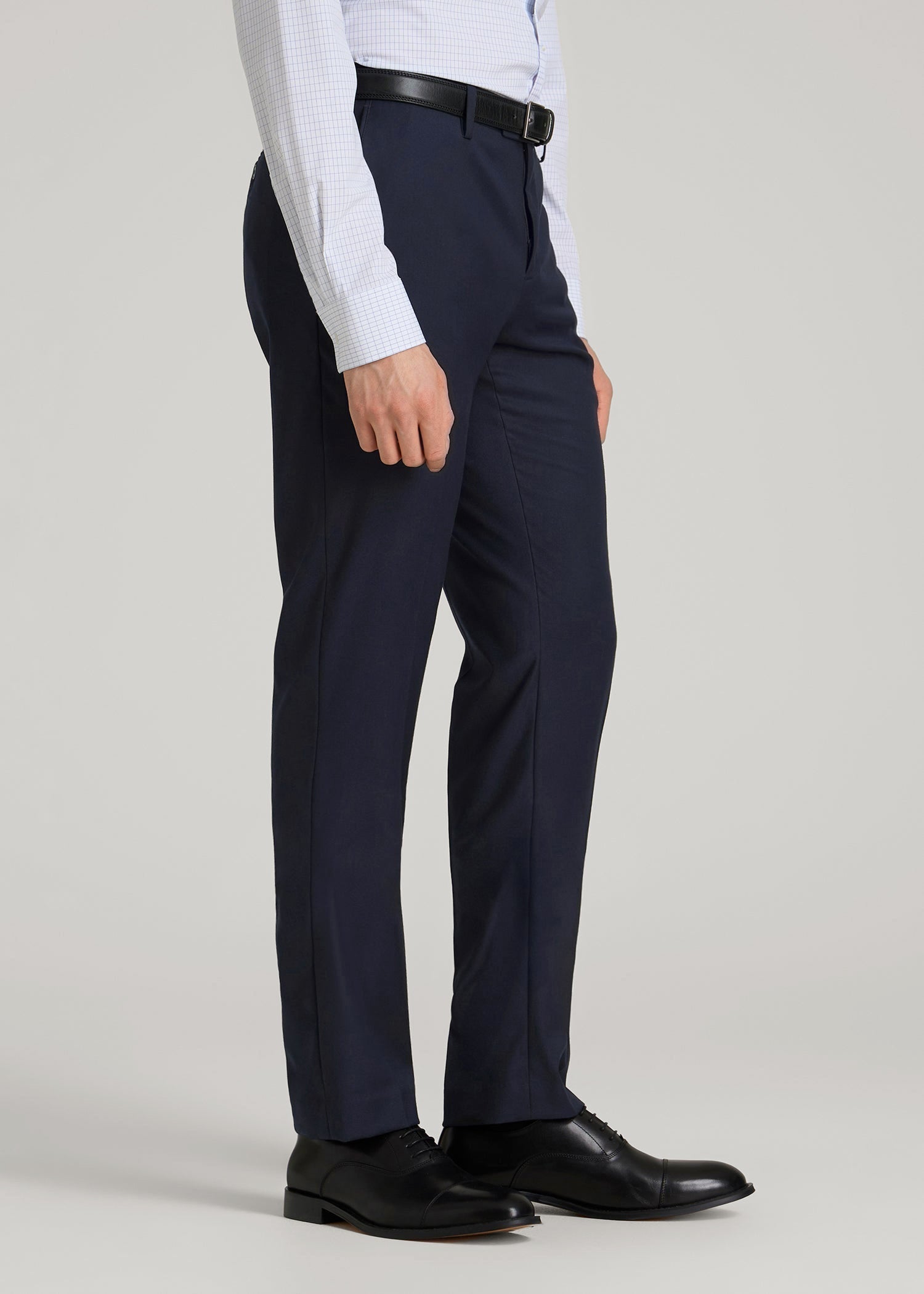 Suit Trousers for Tall Men in True Navy
