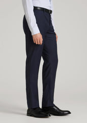 Suit Trousers for Tall Men in True Navy
