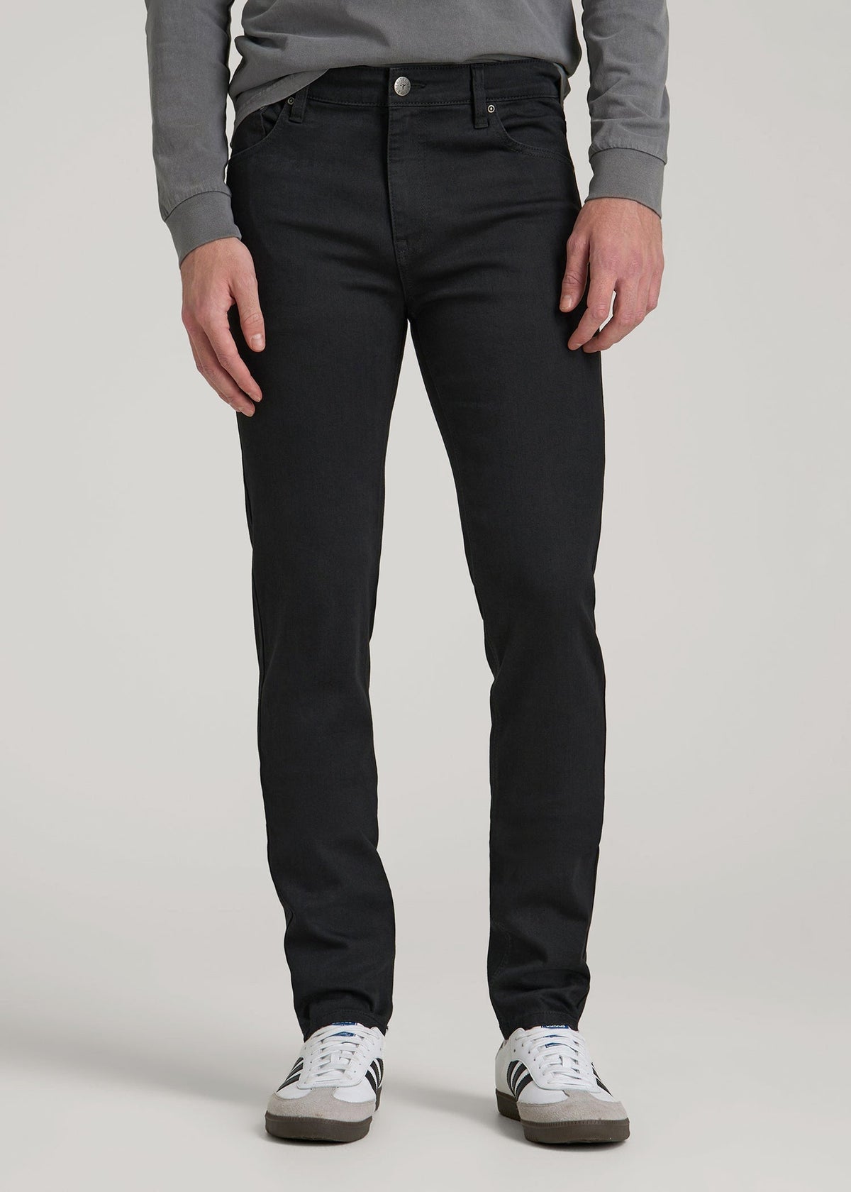 Travis SKINNY Jeans for Tall Men in Black