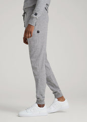Wearever 2.0 French Terry Joggers for Tall Men in Heathered Grey