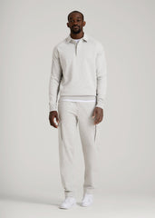 Wearever Fleece Straight Leg Cargo Sweatpant for Tall Men in Grey Mix